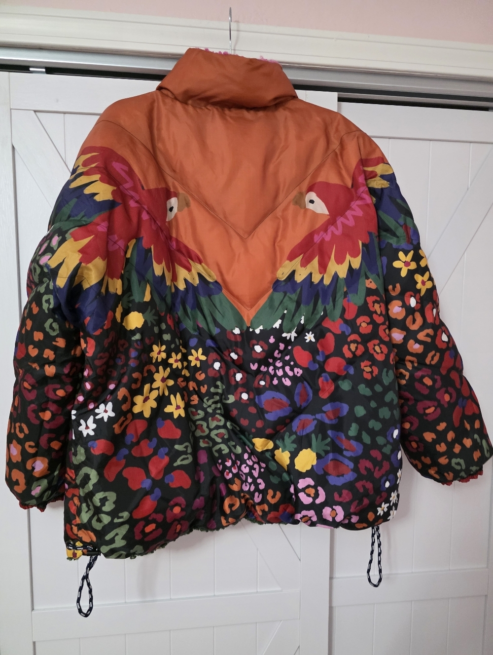 Farm Rio Rainbow Macaw Reversible Jacket - Picture 3 of 7